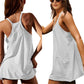 🔥🔥Last Day Special Sale 50% OFF💃Casual Sleeveless Mini Dress With Built-In Shorts