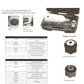 Kit d’entonnoir pour remplissage d'huile moteur avec adaptateur