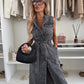 💥Solid Button Pocket Denim Dress