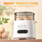 Ensemble Mini Cuiseur à Œufs Multifonction avec Panneau Tactile Intelligent