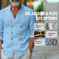 Cardigan Croisé en Coton et Lin pour Homme