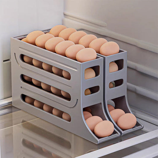 Porte-œufs à 4 Niveaux avec Design Incliné