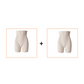 Short sculptant taille haute rehaussant les fesses