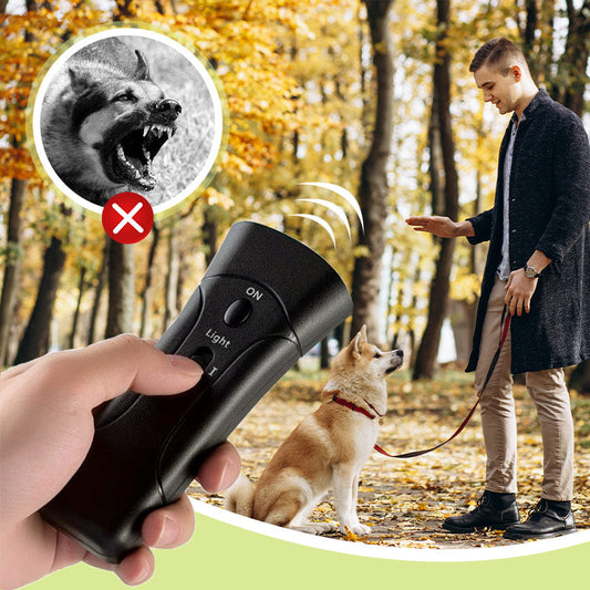 Dissuasion Ultrasonique Portable et Compact pour Chien