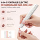 6-in-1 Portable Electric Rechargeable Nail Drill Kit