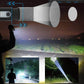 LED Retractable Multi-Function Glare Flashlight